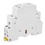 Heschen Modularer Haushalts-Wechselstromschütz, HS1-25/11, 25 A, AC/DC 110V Spule, 2-polig, 1NO 1NC, 35 mm DIN-Schienenmontage, für Schaltkreissteuerung