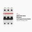 ABB S203-B20 MCB Leitungsschutzschalter Typ B, 3P 20A 400V 6 kA System Pro M Compact 2CDS253001R0205
