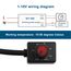 Gebildet DC 0/1-10V Knopf-LED-Dimmer (kein Flackern oder Brummen), Pastentyp Niederspannungs-Passivdimmer PWM-Dimmen für 0-10V oder 1-10V dimmbaren elektronischen LED-Treiber