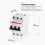 ABB S203-B20 MCB Leitungsschutzschalter Typ B, 3P 20A 400V 6 kA System Pro M Compact 2CDS253001R0205