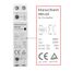 Heschen 12PCS Haushalts-Wechselstromschütz, HS1-25, 2-polig, 1NO, 1NC, AC 220 V/240 V Spulenspannung, 35mm DIN-Schienenhalterung, CE TUV-Liste