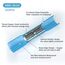 Kuject 200stk Blau Quetschverbinder, Stoßverbinder mit Schrumpfschlauch, Kabelverbinder Set, AWG 16-14 (1,5-2,5 mm²)
