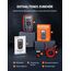 AstroAI Digital Multimeter voltmeter strommessgerät Tester Messung von AC/DC Spannung, DC Strom, Widerstand, Diode, Kontinuität Messinstrument mit großes LCD-Anzeige und Hintergrundbeleuchtung,Blau