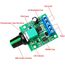 Gebildet 6pcs PWM Niederspannungs-Motordrehzahlregler DC 1.8V/3V/5V/6V/12V 2A 1803BK 1803B Einstellbarer Treiberschalter mit Drehzahlregler