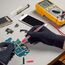 Hanibos Messleitungen 1000V / 20A, Multimeter Kabel Prüfkabel Zubehör Mit Krokodilklemmen, Testkabel Messspitzen Set (4 Stück)