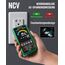 TESMEN TSM-599 Smart Digital Multimeter, TRMS 6000 Counts, Spannungstester, Voltmeter mit NCV, DC/AC Spannung&Strom, Widerstand, Kontinuität, Diode, Kapazität, Hz%, Temperatur, Live Wire - Grün