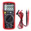 Multimeter UNI-T UT890D+ Effektivwert Voltmeter Amperemeter Ohmmeter AC/DC-Zählerstrom Spannungswiderstand Frequenz Durchgangskapazitätsdiode (Unterscheiden zwischen Nulllinie und Feuerlinie)