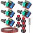 Gebildet 5pcs PWM Motor-Drehzahlsteller,DC 5V-35V 5A Einstellbarer Reversible,DC 6V 12V 24V 35V Variabler Spannungsregler Dimmer-Regler,mit LED-Anzeige und Schalterfunktion
