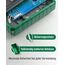 TESMEN TSM-599 Smart Digital Multimeter, TRMS 6000 Counts, Spannungstester, Voltmeter mit NCV, DC/AC Spannung&Strom, Widerstand, Kontinuität, Diode, Kapazität, Hz%, Temperatur, Live Wire - Grün