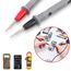 Hanibos Messleitungen 1000V / 20A, Multimeter Kabel Prüfkabel Zubehör Mit Krokodilklemmen, Testkabel Messspitzen Set (4 Stück)
