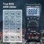 Multimeter mit 6000 Zählungen, True RMS Auto-Ranging Digital,VENLAB Strommessgerät Voltmeter, Misst genau Spannung Strom Widerstand Diode Durchgang, Mit LCD-Anzeige und faltbar Ständer.