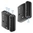 deleyCON Netzwerk Kabeltester RJ11 RJ12 RJ45 ISDN LAN Netzwerkkabel Patchkabel CAT6 CAT7 CAT8 Kabel Tester Leitungstester Kabelprüfer - Schwarz