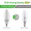 GY E14 LED Dimmbar 4.9W (ersetzt 60W), 807 Lumen Hochhelligkeit, 3000K Warmweiß, C37 Kerzenlampe, Energieklasse C, Flimmerfrei Regulierbar, CE-Zertifizierung, 6er Pack