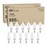 GY LED E14 Glühbirne Ultrahell, 8W LED Lampe ersetzt 60W, C37 Birne 880LM, 4000K Neutralweiß, 280° Abstrahlwinkel, Energiesparlampe Nicht Dimmbar, 12 Stück