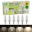 GY E14 LED Dimmbar 4.9W (ersetzt 60W), 807 Lumen Hochhelligkeit, 4000K Neutralweiß, C37 Kerzenlampe, Energieklasse C, Flimmerfrei Regulierbar, CE-Zertifizierung, 6er Pack