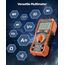 Crenova Digital multimeter, TRMS Voltmeter Ammeter Auto-Range 6000 Zähler Ohmmeter, misst Spannung Kapazität Temp Wiederstand mit Large LCD-Anzeige und Hintergrundlicht, for Automotive, Elektrike