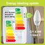 GY E14 LED Neutralweiss Lampe 4.9W 4000K 807 Lumen Neutralweiß Leuchtmittel,C37 Kerze Energiesparlampe 60W lampe ersetzt,Nicht Dimmbar LED Birnen,6 stück [Energieeffizienzklasse C]