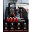 KAIWEETS Multimeter Digitales True RMS, 4000 Counts, Berührungsloser Spannungsprüfer, Auto-Ranging, Intelligentes Voltmeter Messgerät für AC/DC Spannung, Widerstand, Durchgangsprüfer Schwarz - KM200s
