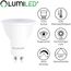 Lumiled GU10 LED Lampe 5W 470lm 6500K Kaltweiß Strahler Spot Reflektor 120° Abstrahlwinkel ersetzt 35W Standardlampe Energiespar Leuchtmittel 10 Stück