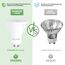 Lumiled GU10 LED Lampe 5W 470lm 6500K Kaltweiß Strahler Spot Reflektor 120° Abstrahlwinkel ersetzt 35W Standardlampe Energiespar Leuchtmittel 10 Stück