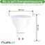 Lumiled GU10 LED, 6W 580 Lumen Leuchtmittel, 3000K warmweiß Birne Lampe Strahler Spot, ersetzt 50W Halogenlampen, 120° Grad Strahlwinkel Reflektorlampen Reflektor 10 Stück Energiesparlampen