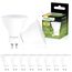Lumiled LED GU10 10W ersetzt 90W 1000lm 3000K Warmweiß 120° Nicht Dimmbar 10er Pack Energiespar Leuchtmittel Reflektor Spot für Küche Wohnzimmer Büro Flur