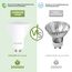 Lumiled LED GU10 PAR16 6W ersetzt 50W 600lm 4000K Neutralweiß 120° Nicht Dimmbar 10er Pack Energiespar Leuchtmittel Reflektor Spot für Küche Wohnzimmer Büro Flur