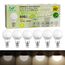 GY E14 LED Dimmbar 4.9W (ersetzt 60W), 807 Lumen Hochhelligkeit, 4000K Neutralweiß, G45 P45 Mini-Globe, Energieklasse C, Flimmerfrei Regulierbar, LED Leuchtmittel für Küche & Bad, 6er Pack