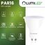 Lumiled LED GU10 10W ersetzt 90W 1000lm 3000K Warmweiß 120° Nicht Dimmbar 10er Pack Energiespar Leuchtmittel Reflektor Spot für Küche Wohnzimmer Büro Flur