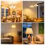 GY E14 LED Dimmbar 4.9W (ersetzt 60W), 807 Lumen Hochhelligkeit, 3000K Warmweiß, G45 P45 Mini-Globe, Energieklasse C, Flimmerfrei Regulierbar, LED Leuchtmittel für Nachttischlampe, 6er Pack