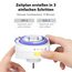 HBN 3X Mechanische Zeitschaltuhr mit 96 analoge Schaltsegmente(15 Min), Mini Timer Steckdose mit Kindersicherung, 24 Stunden, Dauern/Auto On&Off Funktion 16A/3.680W