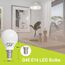 GY E14 LED Kaltweiss Lampe 4.9W 6500K 807 Lumen Kaltweiß Leuchtmittel,G45/P45 Energiesparlampe 60W lampe ersetzt,Nicht Dimmbar LED Birnen,6 stück