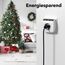 HBN Countdown Timer Steckdose, Zeitschaltuhr mit Countdown in 6 Stufen(15min bis 6h), Energiespar-Steckdose mit Repeat-Funktion & Kindersicherung, 16A/3.680W