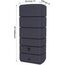 Ondis24 Regenwasser Wandtank Regenfass Eco 300 Liter Graphit anthrazit inkl. Wasserhahn