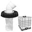 mizikuu IBC Filter, 45° IBC Deckelfilter 163mm Nylon Regenwasserfilter Auswaschbar mit Deckel IBC Filterdeckelmit Bogen IBC Tank Filter IBC Tank Zubehör für IBC Regenwassertank DN 150