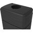 Ondis24 Regenwasser Wandtank Regenfass Eco 300 Liter Graphit anthrazit inkl. Wasserhahn