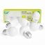 GY E27 LED Neutralweiss Lampe 4.9W 4000K 807 Lumen Neutralweiß Leuchtmittel,G45/P45 Energiesparlampe 60W lampe ersetzt,Nicht Dimmbar LED Birnen,6 stück