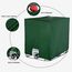 IBC Tank Abdeckung, Wassertank staubdichte Anti-UV-Schutzabdeckung, Schutzabdeckung, Schutzplane, Geeignet für 1000L IBC-Tank Container Regenwassertank (120 x 100 x 116 cm grün)