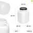 Garronda 50 Liter BPA-freies quadratisches Fass und Futtertonne Weithalsfass Wassertank und Behälter mit Deckel für Sauerkraut sowie Surfass Pökelfass für Fleisch GD-0088, Weiß