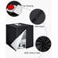 IBC Tank Abdeckung, 420D Wassertank Zubehör für Wassertank 1000l, IBC Tank Container Cover, Anti-UV Schutzplane Regenwassertank Abdeckplane mit Reißverschluss,120 x100 x116 cm (Schwarz)