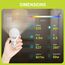 GY E27 LED Neutralweiss Lampe 4.9W 4000K 807 Lumen Neutralweiß Leuchtmittel,G45/P45 Energiesparlampe 60W lampe ersetzt,Nicht Dimmbar LED Birnen,6 stück