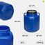 Garronda 50 Liter BPA-freies quadratisches Fass und Futtertonne Weithalsfass Wassertank und Behälter mit Deckel für Sauerkraut sowie Surfass Pökelfass für Fleisch GD-0088, Blau