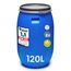 Garronda 120 Liter Deckelfass Weithalsfass aus HDPE Regenfass für Garten Fass Regenwassertonne Futtertonne Universalfass Wasserfass Regentonne Lebensmittelfass Wassertank GD-0078, Blau