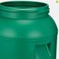 Garronda 30 Liter Weithalsfass aus BPA-freiem Futtertonne Fass Universalfass Lebensmittel Fass Regenfass für Garten Regentonne mit Deckel Regenwassertonne für Garten Wassertonne GD-0078, Grün