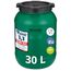 Garronda 30 Liter Weithalsfass aus BPA-freiem Futtertonne Fass Universalfass Lebensmittel Fass Regenfass für Garten Regentonne mit Deckel Regenwassertonne für Garten Wassertonne GD-0078, Grün