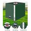 SOBEAU IBC Tankabdeckung 1000 Liter mit Öffnung oben, UV-Schutz, Staubschutz, Tankabdeckung, Grün (120 x 100 x 116 cm)