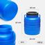 Garronda 10 Liter Weithalsfass aus BPA-freiem Futtertonne Fass Universalfass Lebensmittel Fass Regenfass für Garten Regentonne mit Deckel Regenwassertonne für Garten Wassertonne GD-0078, Blau