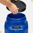 Garronda 30 Liter BPA-freies quadratisches Fass und Futtertonne Weithalsfass Wassertank und Behälter mit Deckel für Sauerkraut sowie Surfass Pökelfass für Fleisch GD-0088, Blau