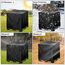 Druuzyl IBC Tank Abdeckung 1000L mit Reißverschluss - UV-Schutzplane 120x100x116cm - Passend für IBC Container & Regentonnen - Wasserdichte Schutzfolie mit Belüftung - Inkl. Befestigungsbändern