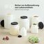 Garronda 30 Liter BPA-freies quadratisches Fass und Futtertonne Weithalsfass Wassertank und Behälter mit Deckel für Sauerkraut sowie Surfass Pökelfass für Fleisch GD-0088, Weiß